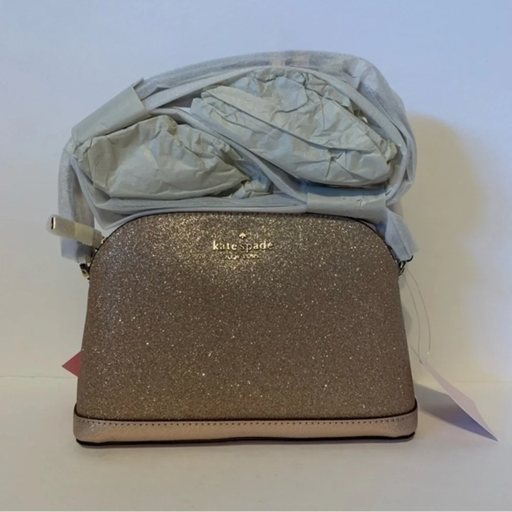 NWT. KATE SPADE Tinsel Dome Crossbody